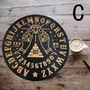 Holz Pendelbrett für Divination Mondenergie Platten Meditation Hexerei Zubehör Altar Metaphysische Astrologie Rituale