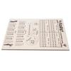 Card Game Score Board Portable Score Tracker Sheet Fun Table Board Card Game Accessories for Party