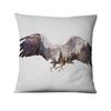 Scandinavian Cushion Decorative Pillow Throw  Winter Animal Digital Print Case