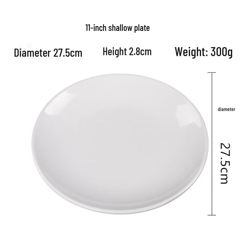 Huei Huang A5 Melamine Round Dinner Plates