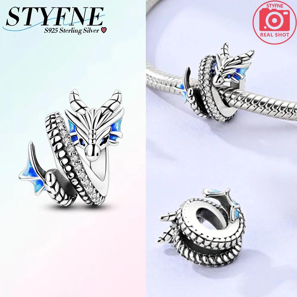 Charm Bead Components Plata Originales Dragon Series Bead Components Designed For Charm Bead Components Copper Metal Bracelet High Quality Fine