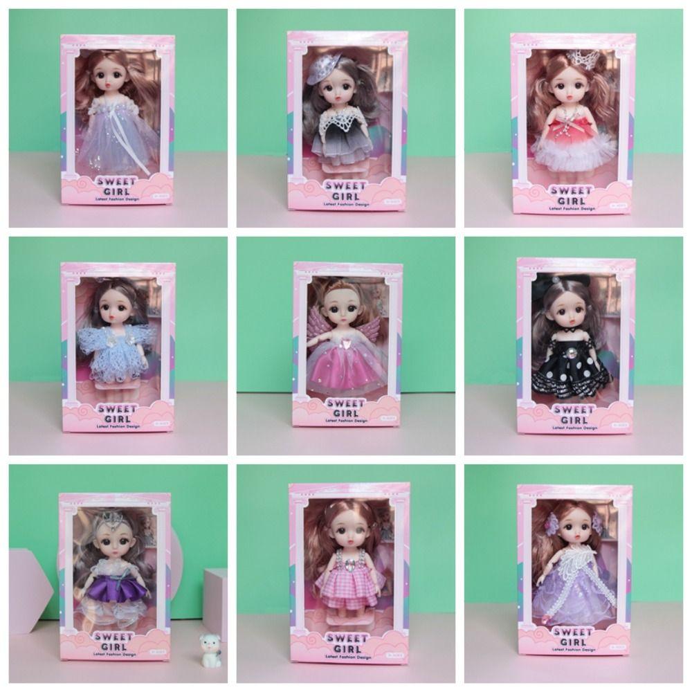 

3D Eye BJD Joints Dolls Dress Up Play House Toy Children s Girls Toy