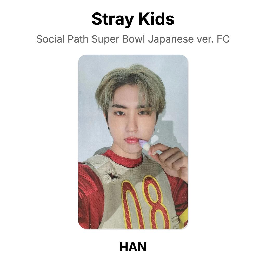 Stray Kids Social Path Super Bowl Japanese ver. FC Official Photocard