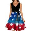 Summer Dresses for Women 2026 Casual Dresses for Women with Star Print Midi Dresses for Women Graduation Dress