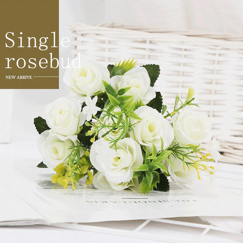 1 Mazzo di Rose Simulate Fiori Artificiali Mazzo Accessorio per Fotografia per Bouquet da Sposa Decorazione per la Casa Accessori per Feste