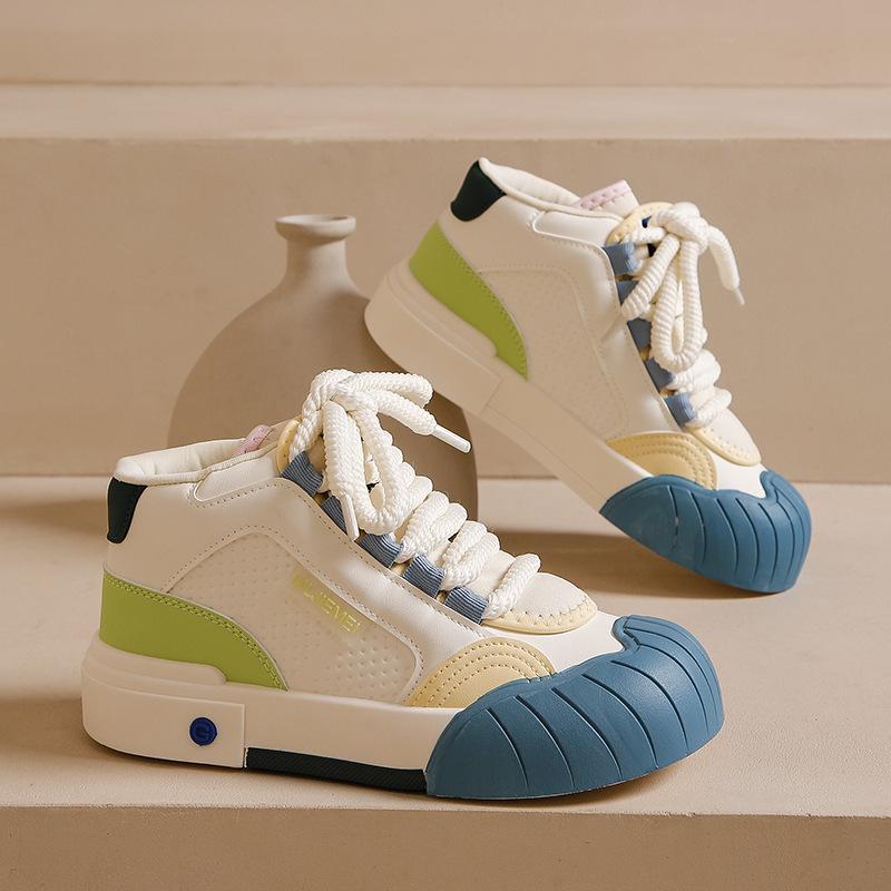 

Высокие туфли женские осенние туфли на толстой подошве белые туфли для женщин знаменитости из интернета повседневные универсальные спортивные туфли для сноуборда 40 синий