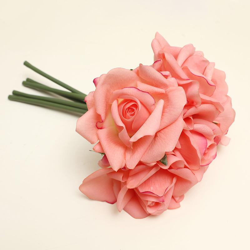 

High-end feel moisturizing simulation rose home decoration window photography props ornament fake flower