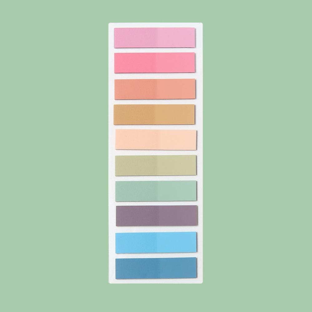 PET Material Index Sticker Translucent Page Marker European Retro Index Tabs  Organization