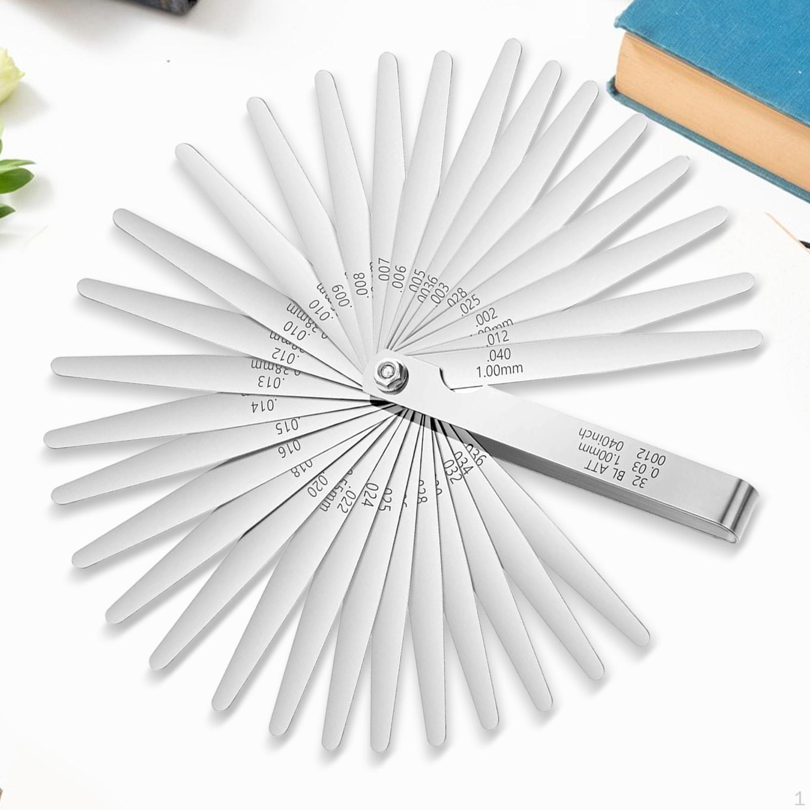 

Щуп из нержавеющей стали 0,03-1 мм Свеча зажигания Гитара Измерительный Практичный Компактный Поршень Легко