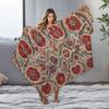 Turkish Vintage Handmade Traditional Ethnic Kilim Rug Carpet Boho Wall Decor Cushion Cover Throw Blanket