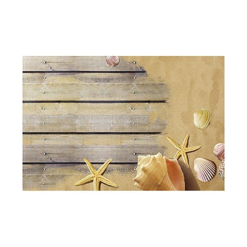 Summer Beach Photography Backdrop Seaside Beach Sand Starfish Shell Baby Birthday Holiday Party Background Photo Studio