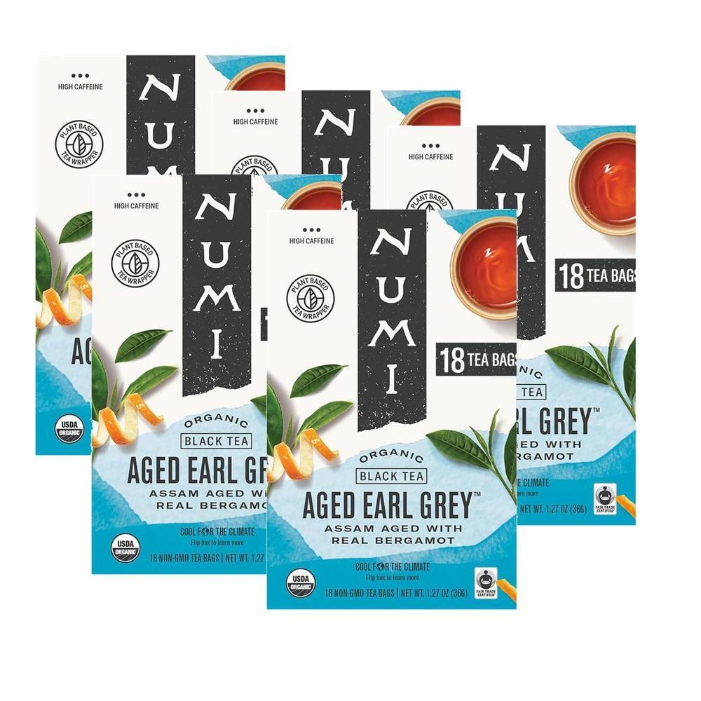 Numi Black Earl Grey Bergamot Aged Earl Grey Bergamot Tea Tea Bags 5 pcs