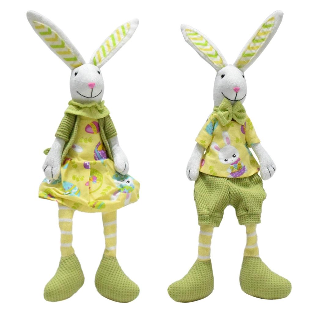 Feder-Figur Osterhase Dekoration für Ostern Hochzeit Bücherregal