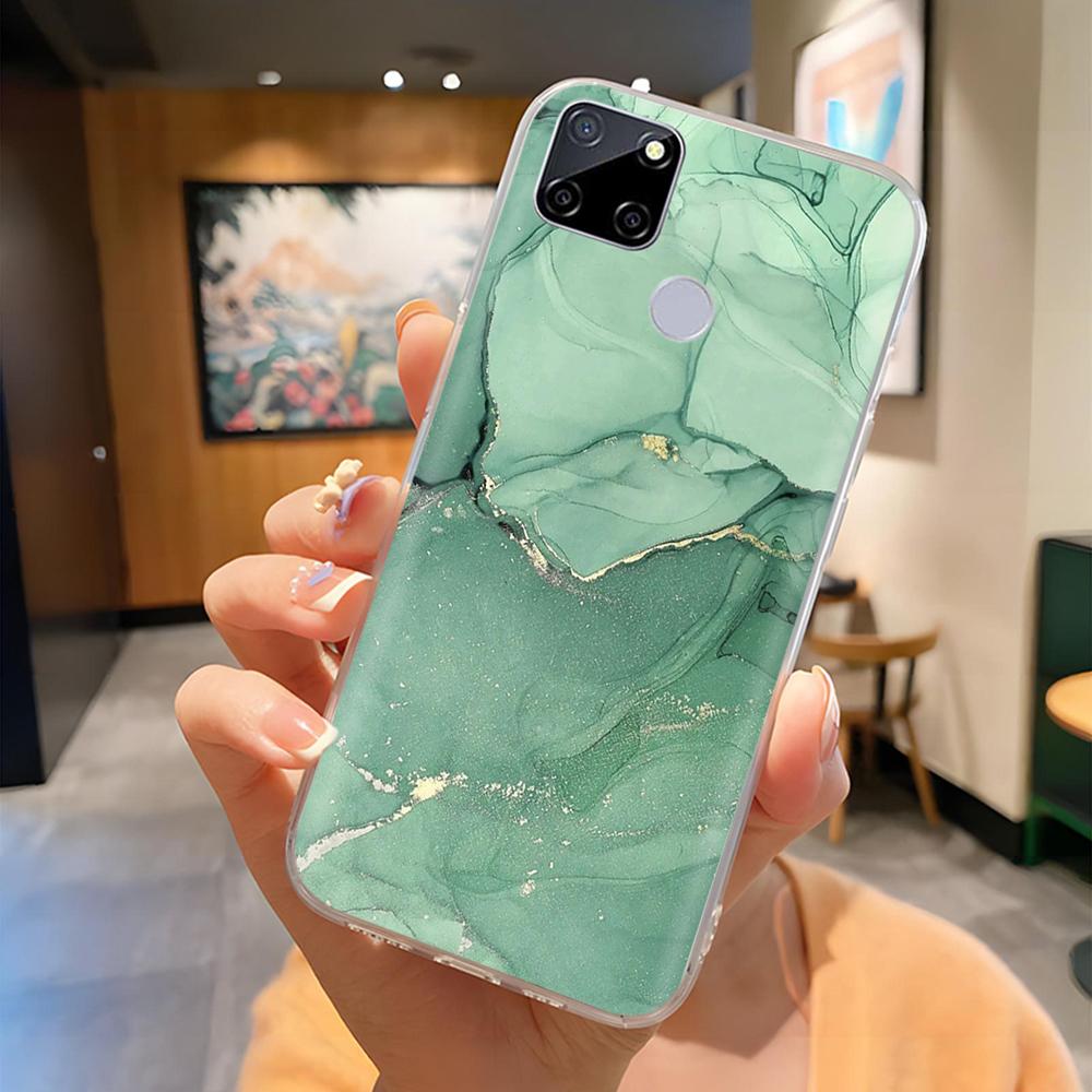 Case For Realme C25 C25s Coque Cute Cartoon Painted Soft Silicone Cover For OPPO Realme C25S C25 Cases Bumper RMX3195 RMX3197
