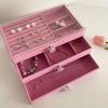 Dustproof Flannel Jewelry Storage Box Large Capacity Drawer Jewelry Box  Women