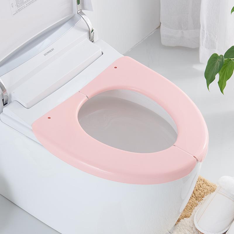 Складное пластиковое сиденье для унитаза 38*40см One size