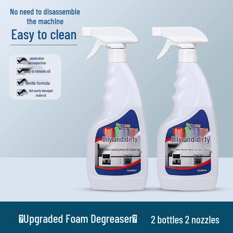 Powerful Stove & Hood Foam Degreaser for Heavy Oil Stains