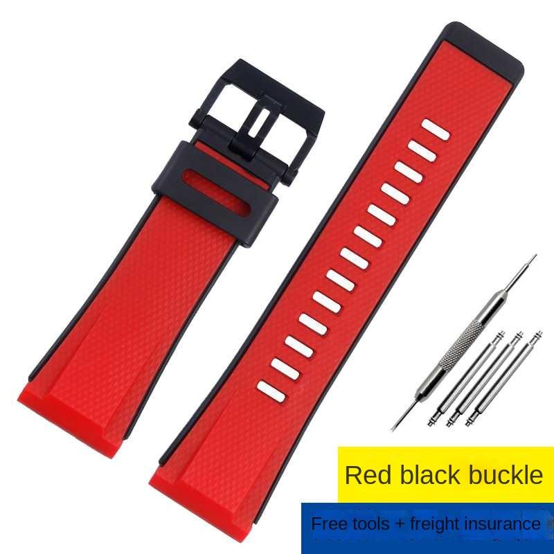 Gummiarmband für Casio G-SHOCK Achteckig GA 2000 GA-2000-1A2 PRG-600 Uhrband Wasserdichtes Silikon Sport Herren Armband Armband