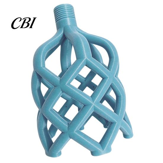 Durable Shower Head Head, 3D Printed Hollow Woven Rainfall Sprayer, Clog-Free Universal Easy Clean Installation Bathroom Accessory Full Body