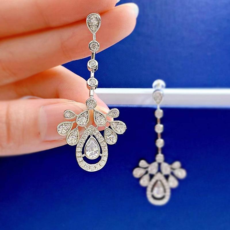 Vintage Queen Crown Lab Diamond Jewelry Set 925 Sterling Silver Engagement Wedding Rings Necklace For Women Bridal Promise Gift