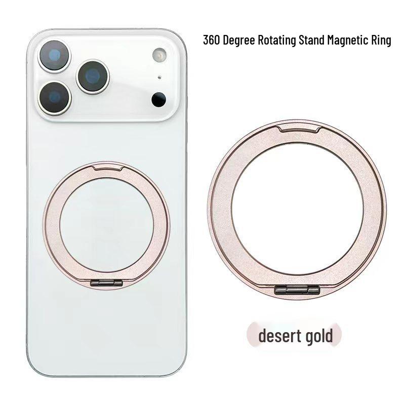 360° Rotating Magnetic Phone Holder & Ring Stand