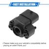 Ersatz für Gaspedalstellungssensor, kompatibel für Jeep Wrangler 2.5L 4.0L 1991-1996, für Jeep Cherokee 4.0L 1991-2001, mit Schrauben