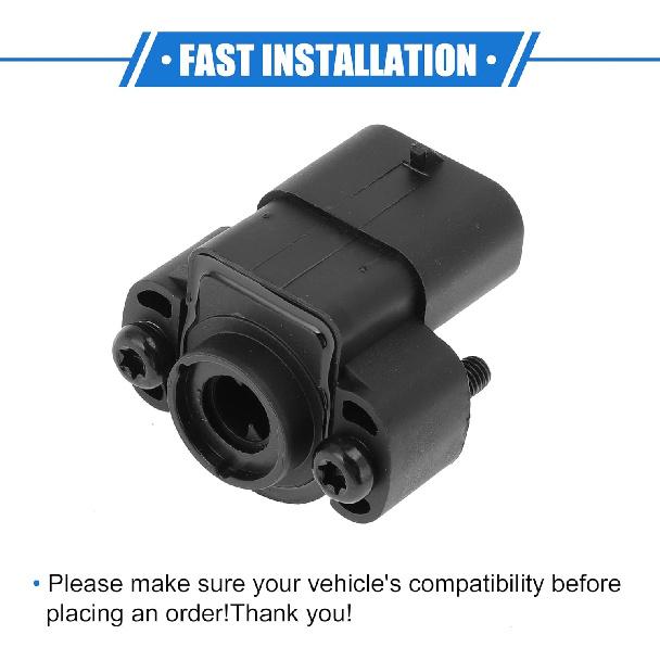 Ersatz für Gaspedalstellungssensor, kompatibel für Jeep Wrangler 2.5L 4.0L 1991-1996, für Jeep Cherokee 4.0L 1991-2001, mit Schrauben