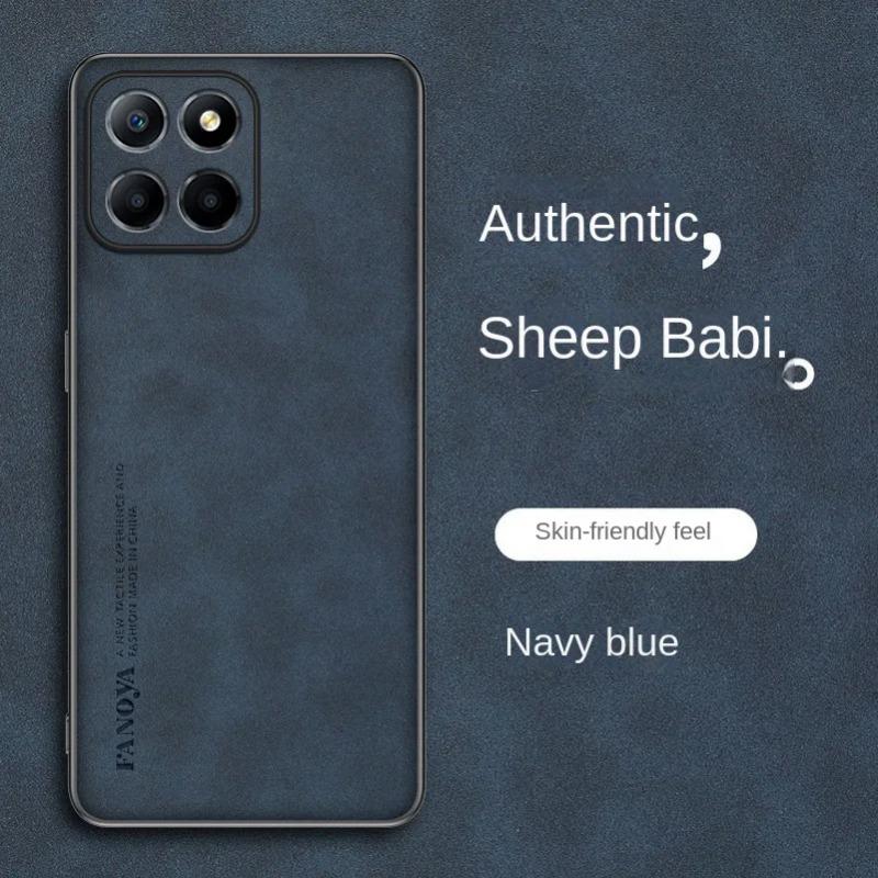 

Чехол из овчины для телефона Honor X8C X8B X9C Smart X7C Magic7 Lite 7pro X60 Pro, матовый силиконовый противоударный защитный чехол for magic 7 lite синий