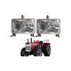 APSMOTIV Tractor Headlight Assembly for Massey Ferguson 240 12V Bulbs MF 265-271-275-285-290 Landini 200 3000 300 6100 NA Headlight