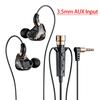 Dynamic HiFi Wired Earphone Sport Headphone Bass Stereo Gaming Live Karaoke Headset Music Earbuds 3.5mm Type C In Ear With Mic