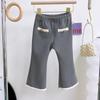 New Style Fleece-Lined Winter Leggings for Girls - Warm, Casual Long Pants WE576