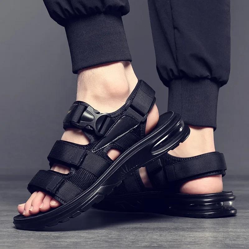 Модные мужские летние сандалии на воздушной подушке для отдыха на пляже — фото 6