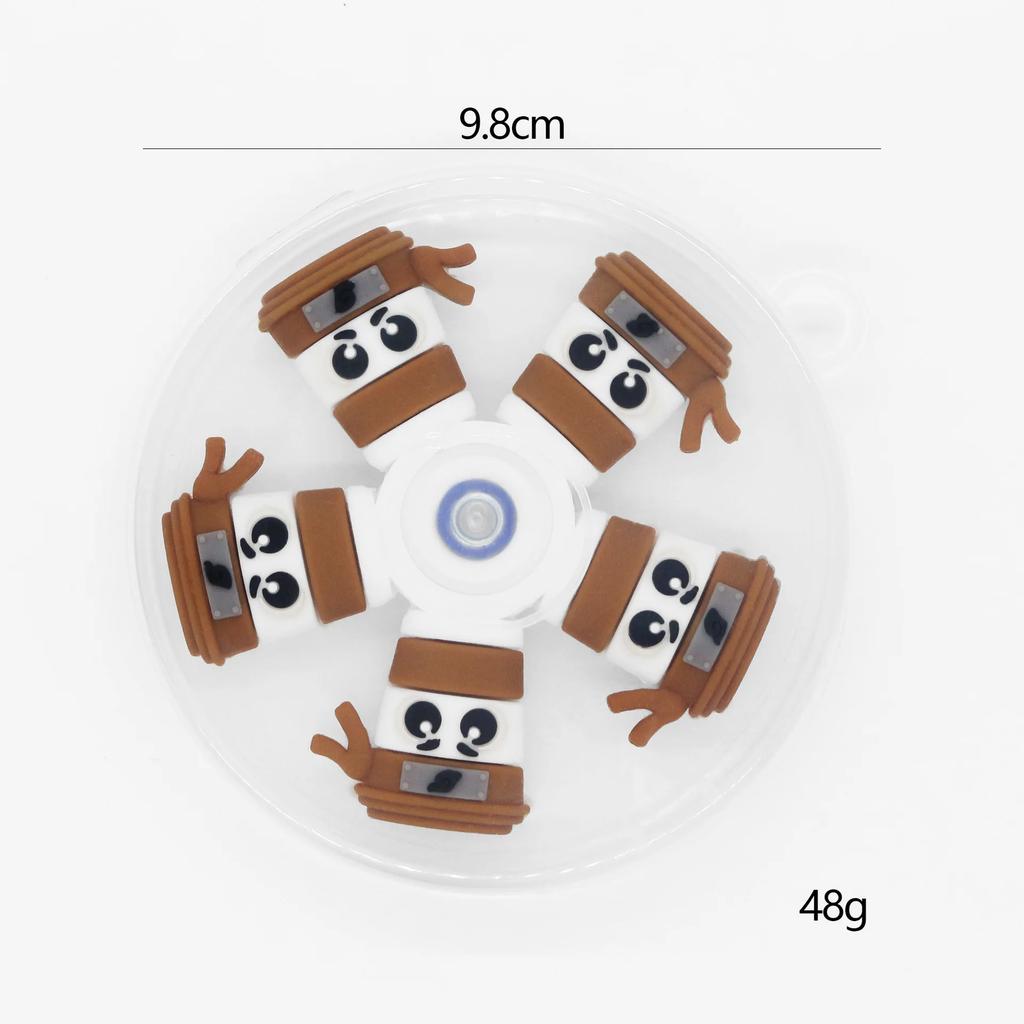 Brainrot Fidget Toys Hand Spinner EDC Sensory Anti-stress Toys Shark Tung Tung Sahur Toy Stress Relief for Adults Birthday Gifts