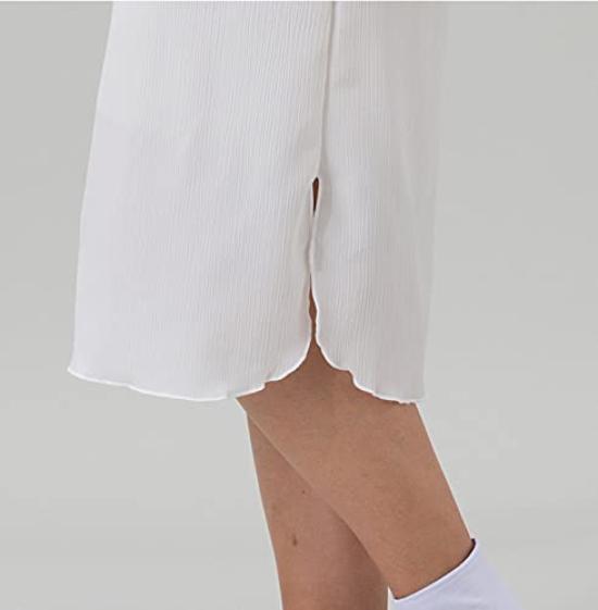 Hiromi Ichida Slip Cool Kimono Underwear Undergarment Hemless White M Size [Sanbi]