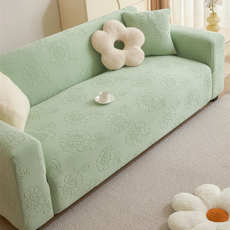 Sunflower Sofa Cover All Inclusive Universal Set Suitable for All Seasons Special Leather Sofa Cover Cover Cloth Anti Cat Scratch and Anti-slip