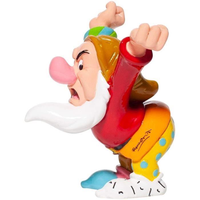 Figurine - DISNEY - Grumpy - Multicolore - Résine - Peinte à la main