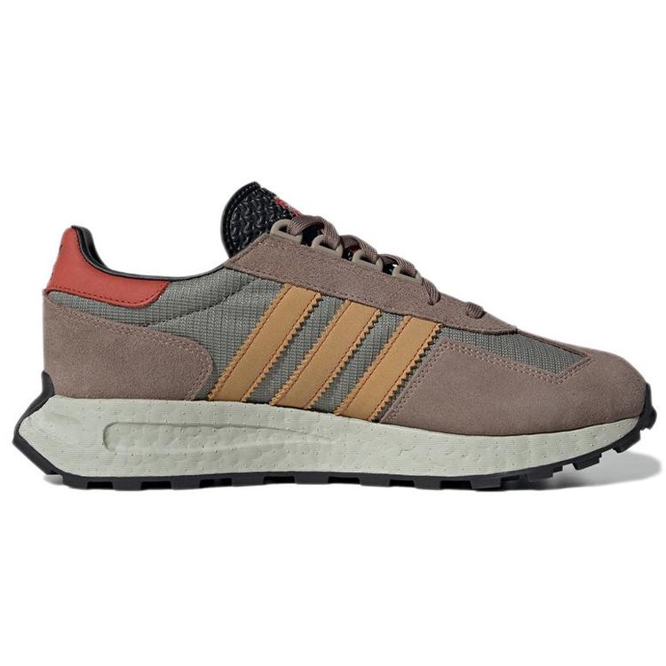 Adidas Originals Retropy E5 Fabric Slip-Resistant Durable Low-Top Sports Casual Shoes Unisex Sneakers Brown GX2169