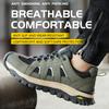 Men's Work Safety Boots Steel Toe Work Boots Puncture Proof Air Cushion Work Sneakers Non-Slip Industrial Protective Footwear