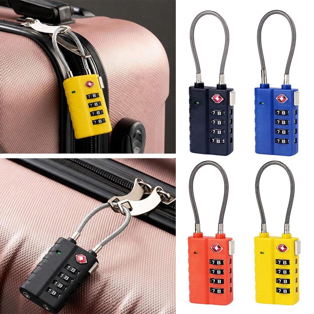 Anti-theft Customs Password Lock TSA Suitcase Luggage Coded Lock Cabinet Padlock  for Travel