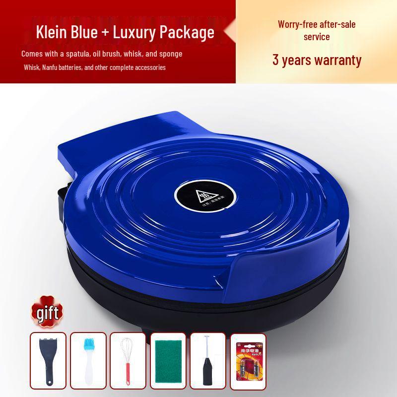 Głęboka Elektryczna Dwustronna Patelnia do Ciasta i Naleśników z Automatycznym Wyłączaniem do Użytku Domowego