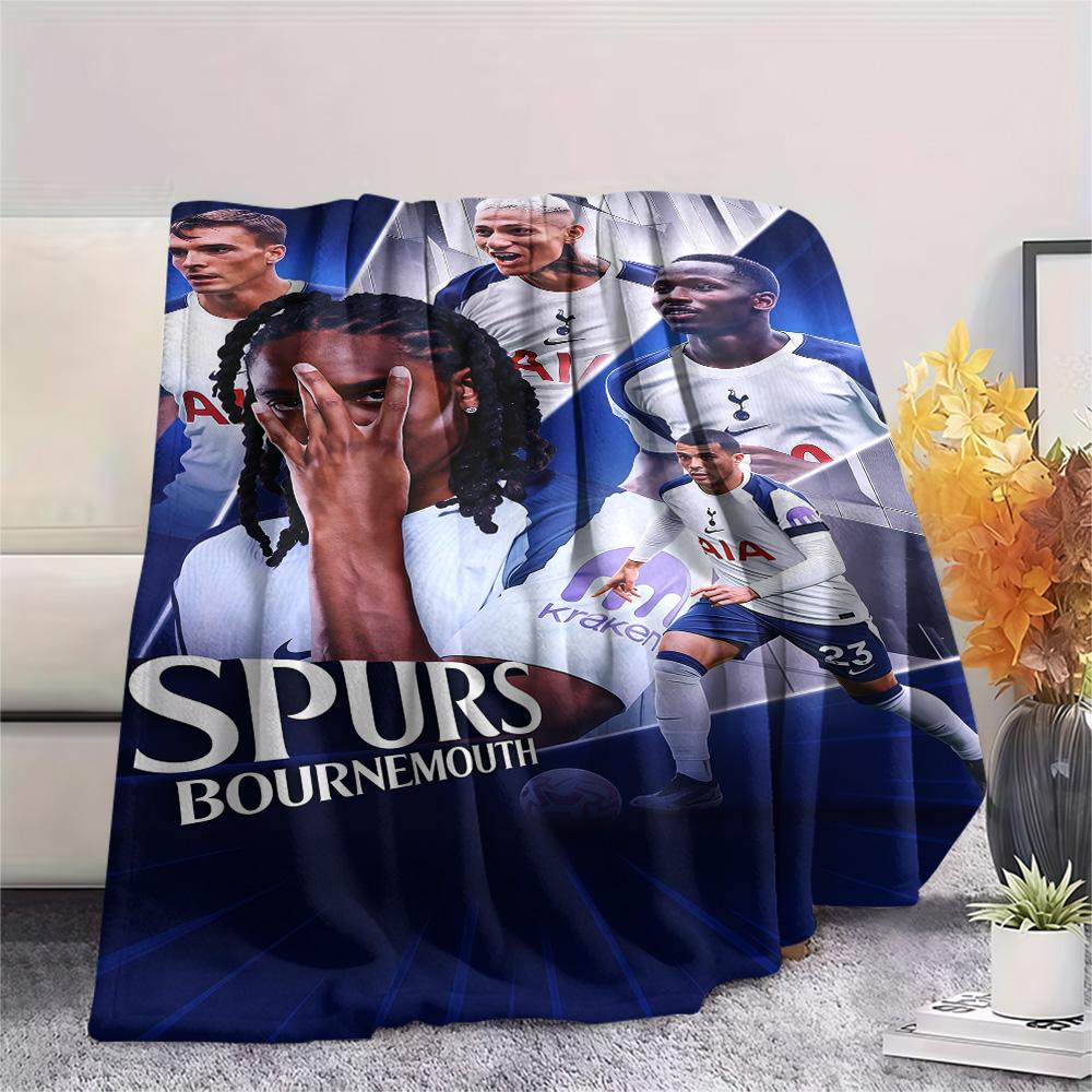 The Spurs Team Print FlAannel Blanket, High Quality Comfortable for All Seasons, Home Decor, Warmth and Comfort