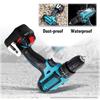 Adjustable Cordless Electric Impact Drill Hammer Screwdriver 3in1 LED Working Ligh Rechargeable 21V/12V Lithium Battery New