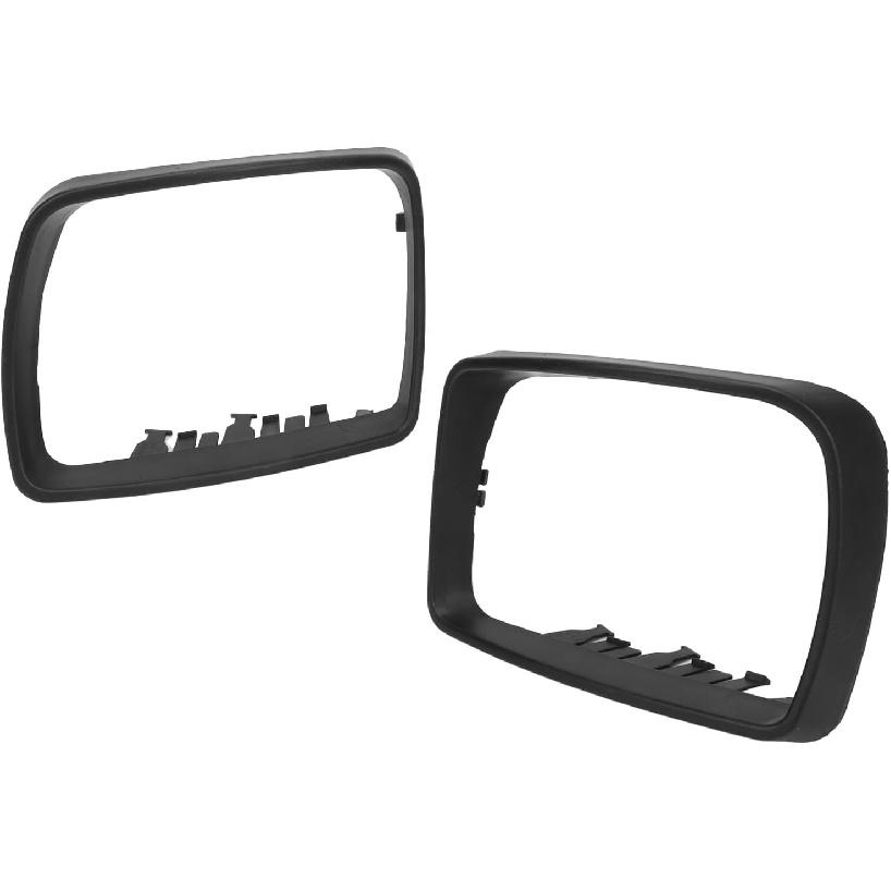 2PCS Car Rearview Mirror Frame Left Right Fit for X5 E53 2000 to 2007, OE: Left: 51168254903 Right: 51168254904, car cover