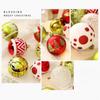 Shatterproof Christmas Bauble,Balls Ornaments Collection In White, and Gold Perfect for Tree Decoration Beautiful