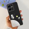 For Vivo Y22s Y22 Case VivoY22 Y 22 22S 4G 2022 V2206 V2207 Elegant Printing Soft Silicone Clear TPU Slim Phone Back Cover