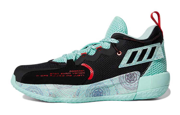 Dame 7 Adidas Extply  Black Clear Mint  H68607 40