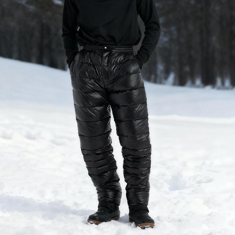 BAYB Men's 2025 Winter Down Pants - Business Casual Long Pants for Dad