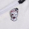 Creative New Halloween Series Clown Horror Brooch Decorative Skull Metal Badge