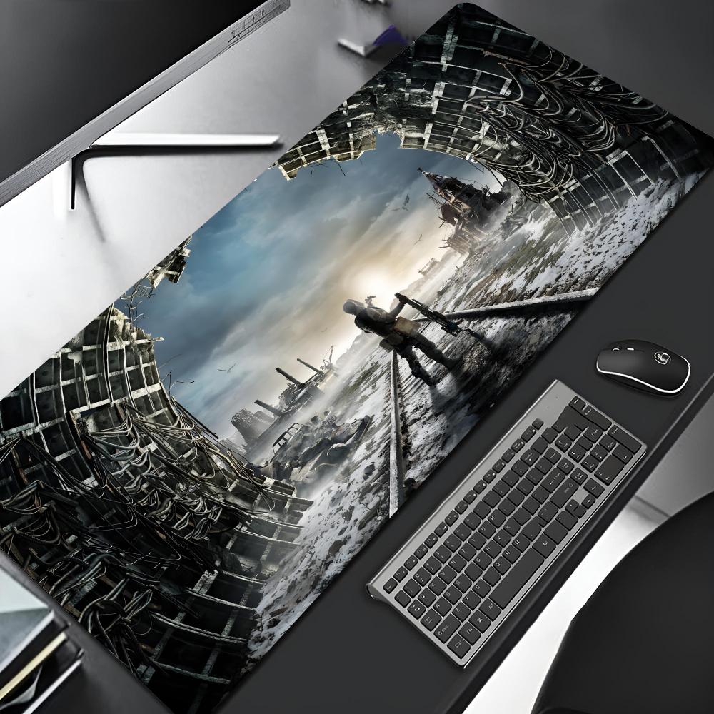 Metro Exodus Druk Podkładka pod mysz Krawędź Duża Gamingowa Blokująca Komputer Gracz Duża Gumowa Sztuka Drukowanie DIY Podkładka pod mysz Laptop Mata na biurko