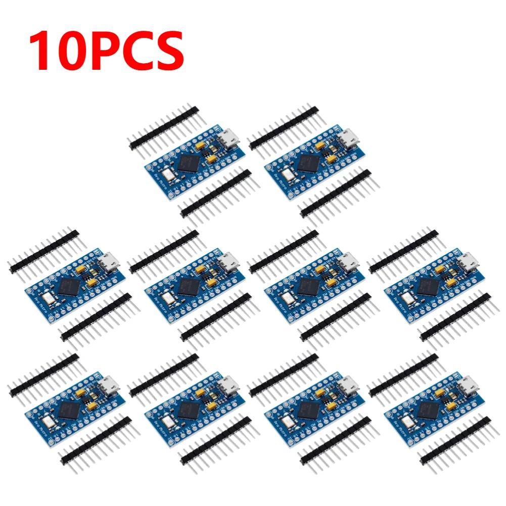 1-10x MICRO/TYPE-C USB Pro Micro for arduino ATmega32U4 5V/16MHz Module with 2 row pin header For Leonardo in stock best quality